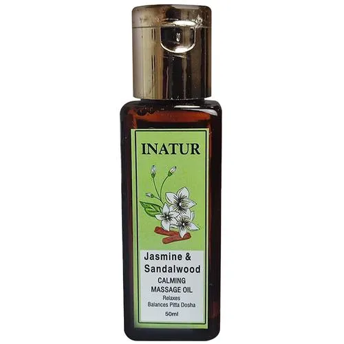 Inatur Jasmine & Sandalwood Massage Oil 50m1